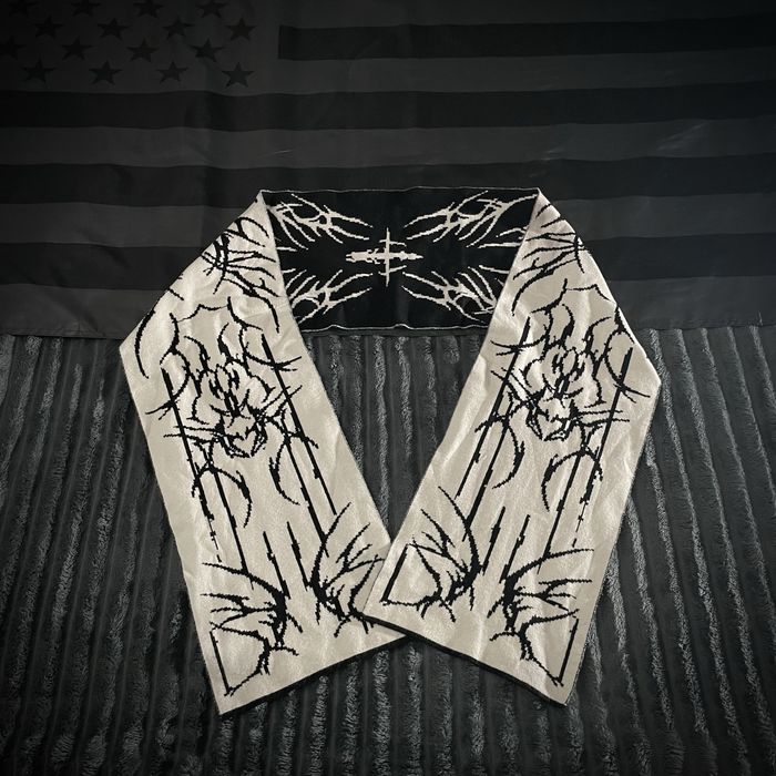 two-sided neo tribal scarf двосторонній шарф у стилі трайбл