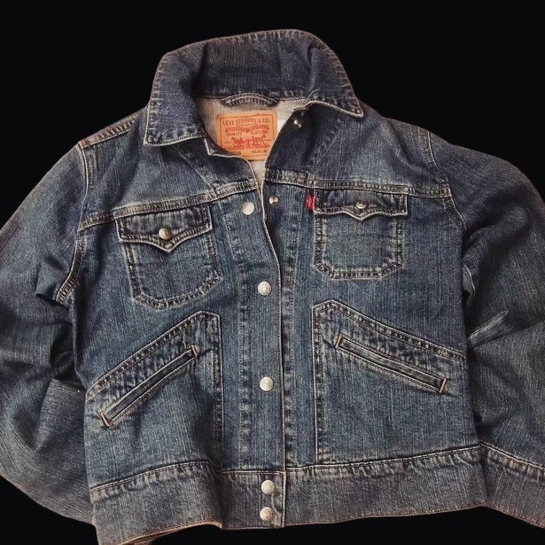 Damska kurtka jeansowa vintage
