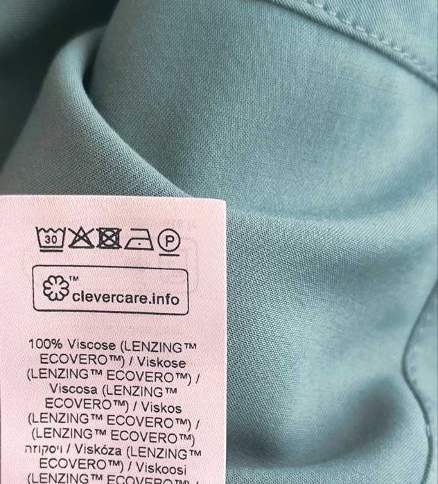 Bluzka koszula damska szałwiowa 100% wiskoza Minimum rozmiar M