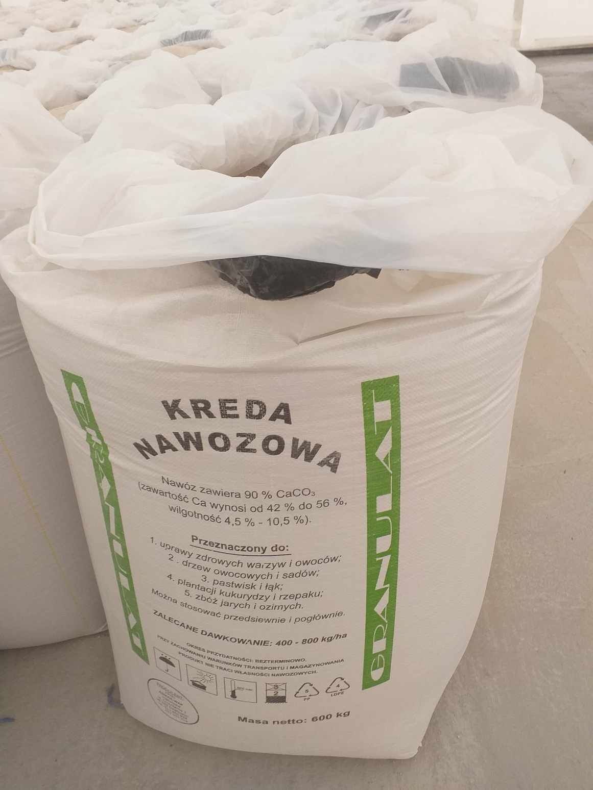Wapno Granulowane magnezowe kreda