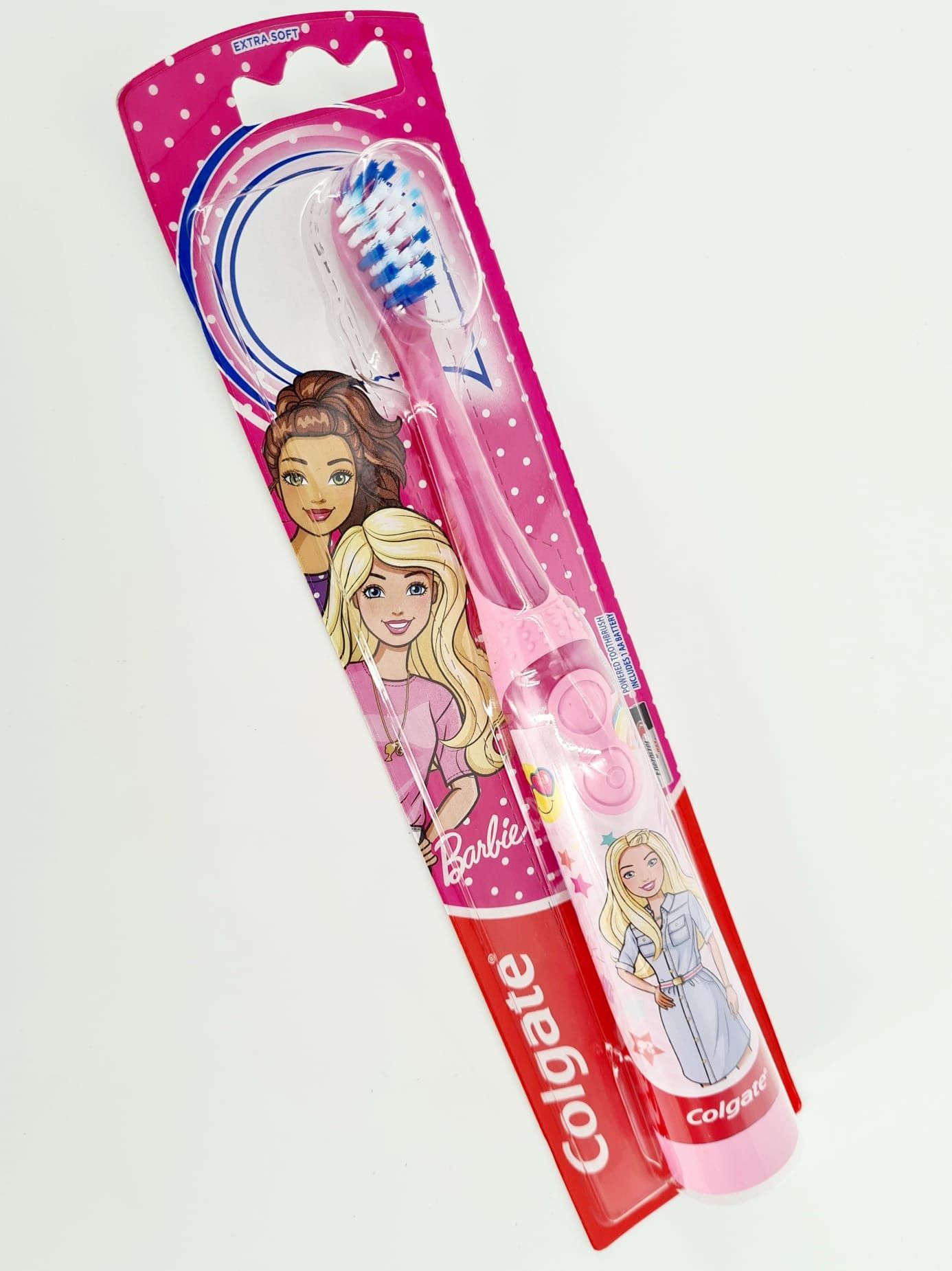 Nowa szczoteczka elektryczna wzór Barbie Colgate Extra Soft