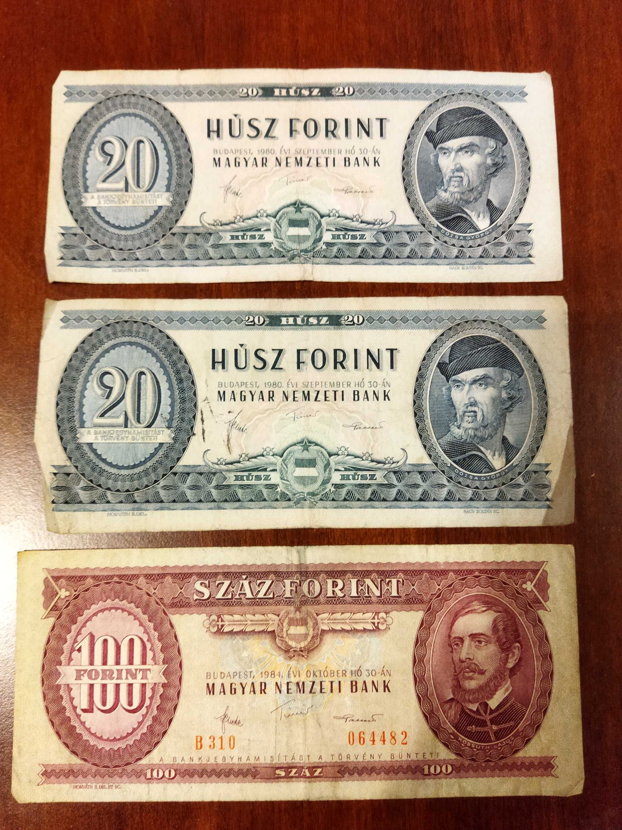 Forinty stare banknoty