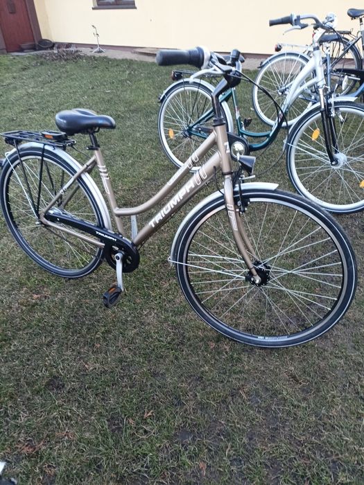 Rower aluminiowy z Niemiec koła 28 cali bogate wyposażenie