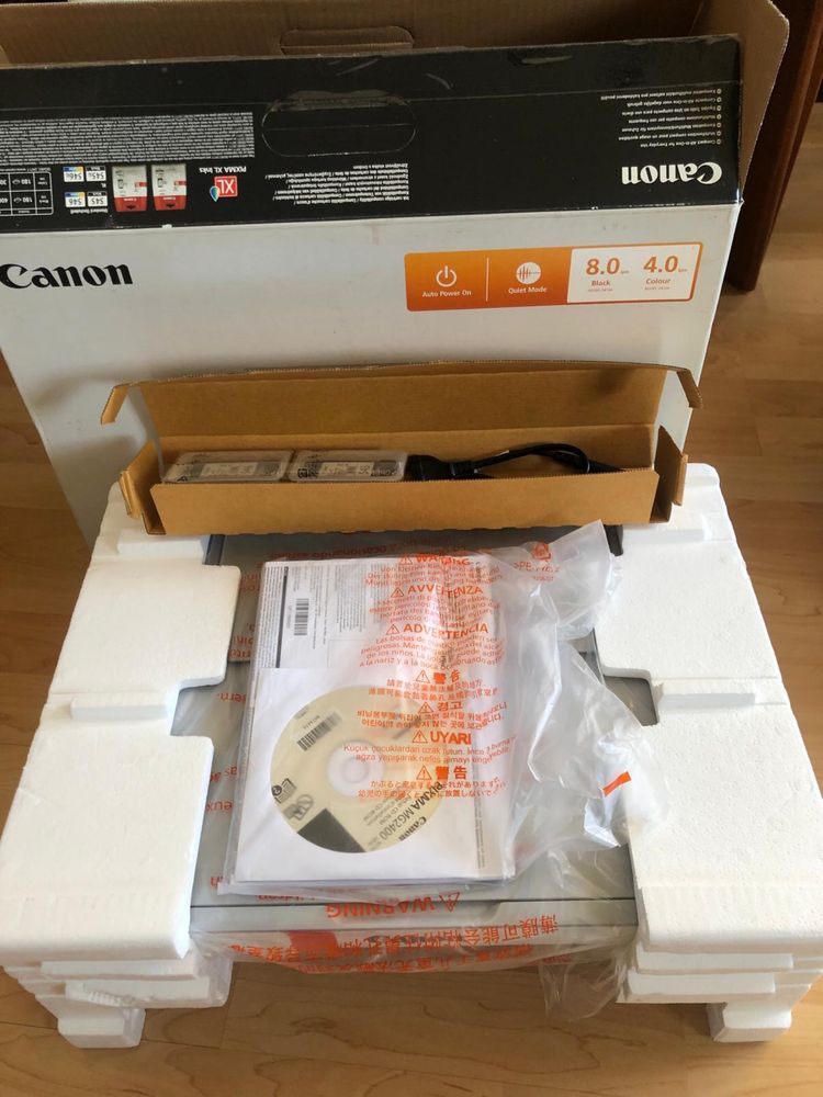 Nowa Drukarka Canon Pixma MG2450 komplet oryginalnych tuszy