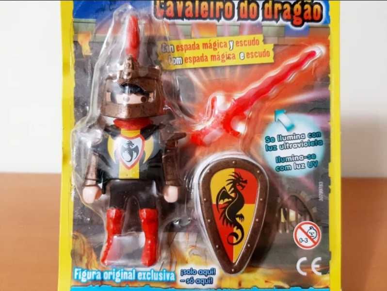 Playmobil - Cavaleiro do Dragão com Espada Mágica e Escudo