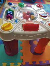 Edukacyjny interaktywny stolik maluch fisher price