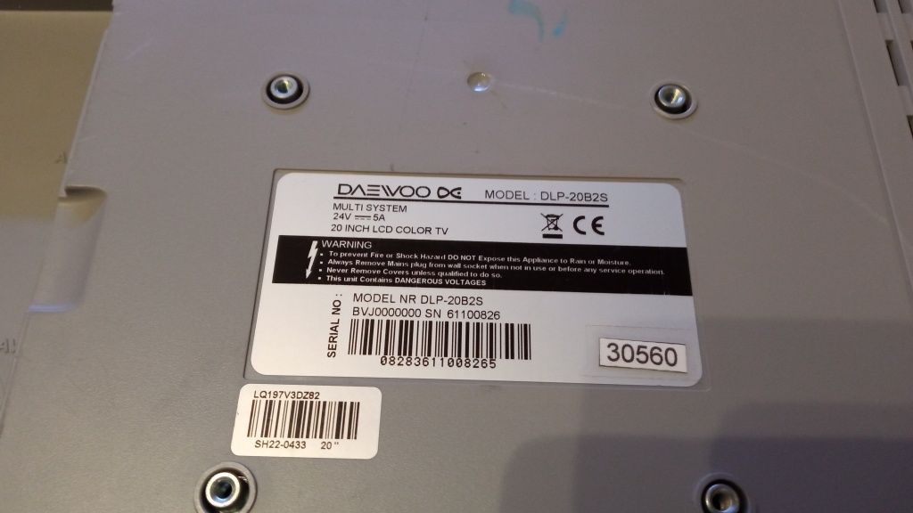 Telewizor 20 " Daewoo DLP-20B2S