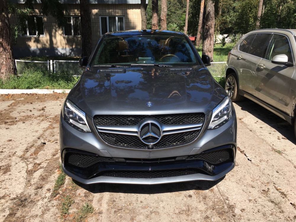 Обвес бампер передний насадки Mercedes Benz W292 C292 GLE coupe 63 amg