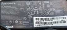Oryginalny Zasilacz Ładowarka Lenovo 20v 3.25a 65w wtyk prostokąt thin