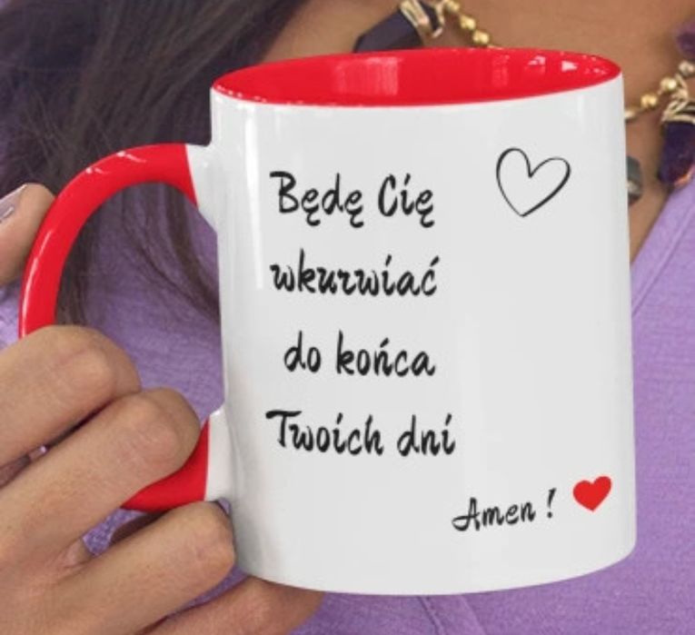 Kubek prezent na święta upominek dla żony dziewczyny chłopaka