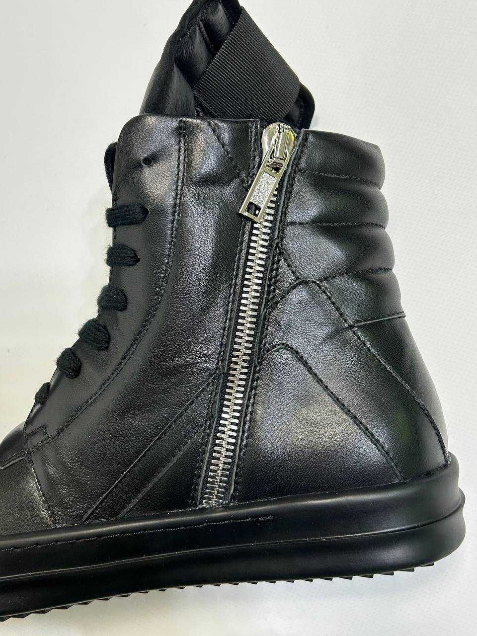 Rick Owens GEOBASKET кеды черные кросівки чорні кеди кроссовки 43 42