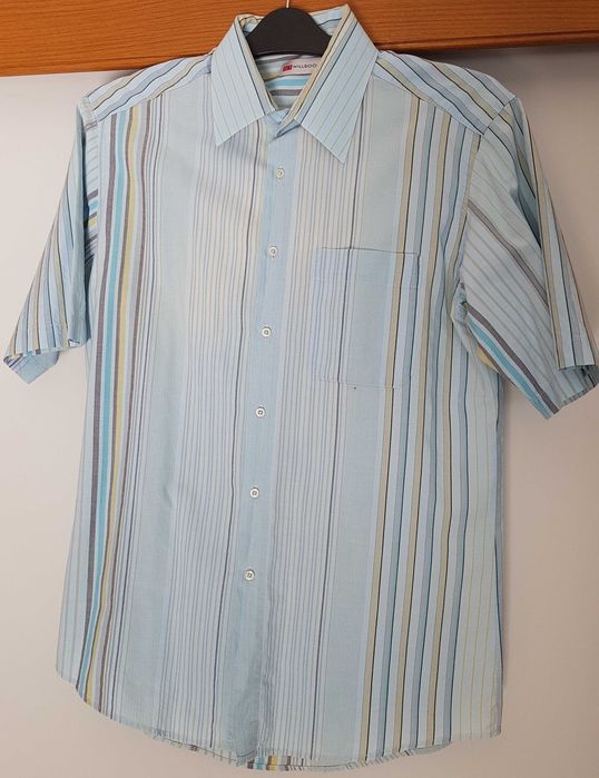 Koszula męska z krótkim rękawem rozm. 42