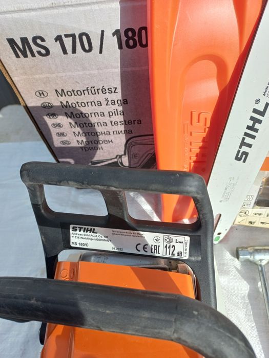 Бензопила STIHL MS 180 , 2022г ,б/у.