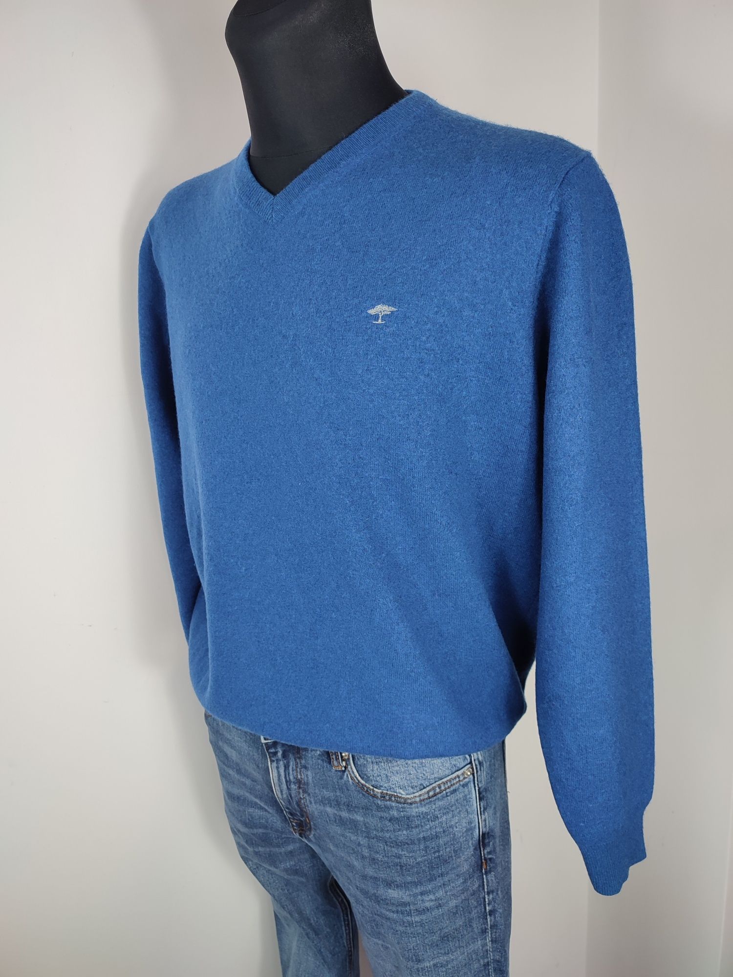 Sweter męski XL wełna kaszmir