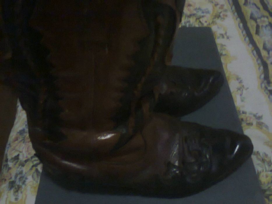 botas de cabedal vintage