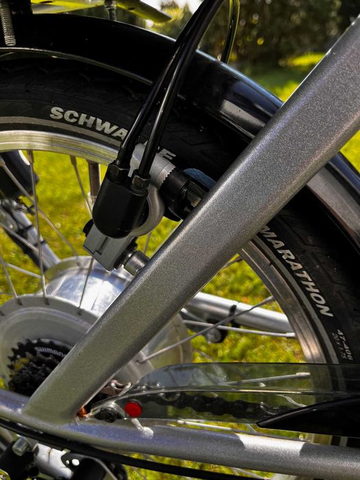 Rower elektryczny trzykołowy Draisin dla Seniora Inwalidzki Trójkołowy