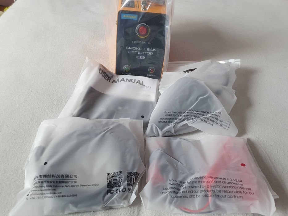 Dymiarka do samochodu, tester szczelności. Płyn w opcji.