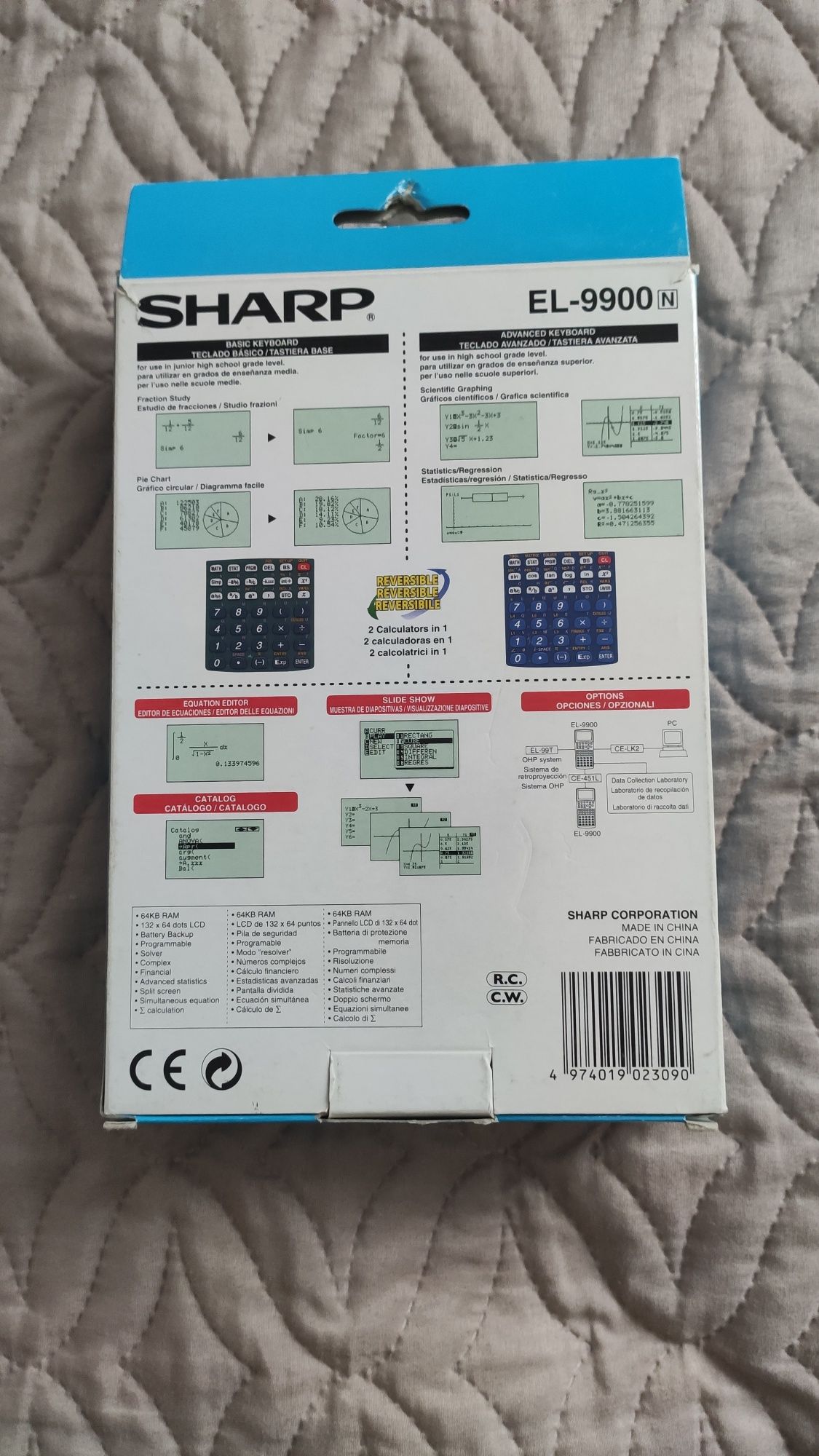 Calculadora gráfica Sharp EL9900