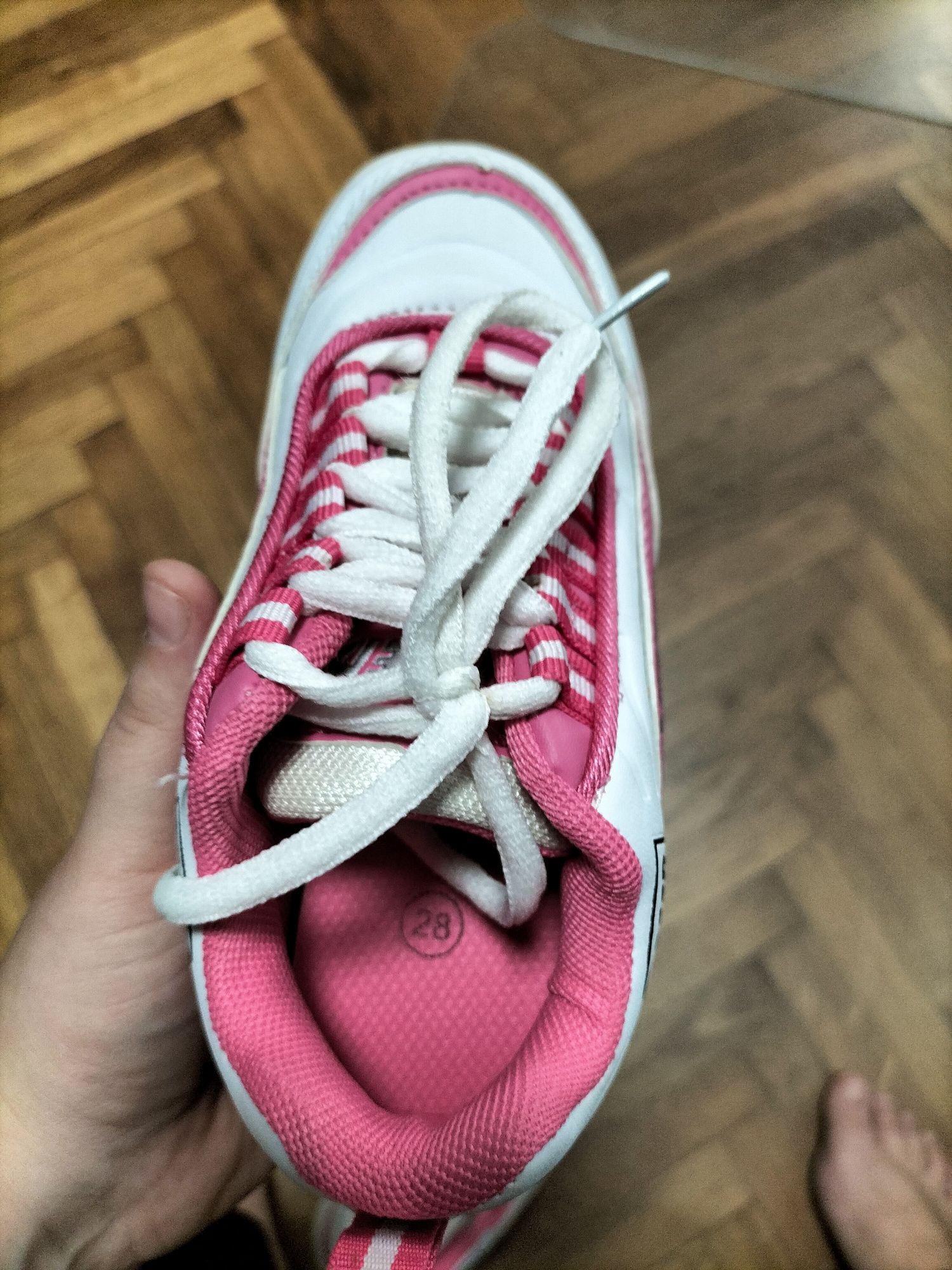 Buty rolki różowe