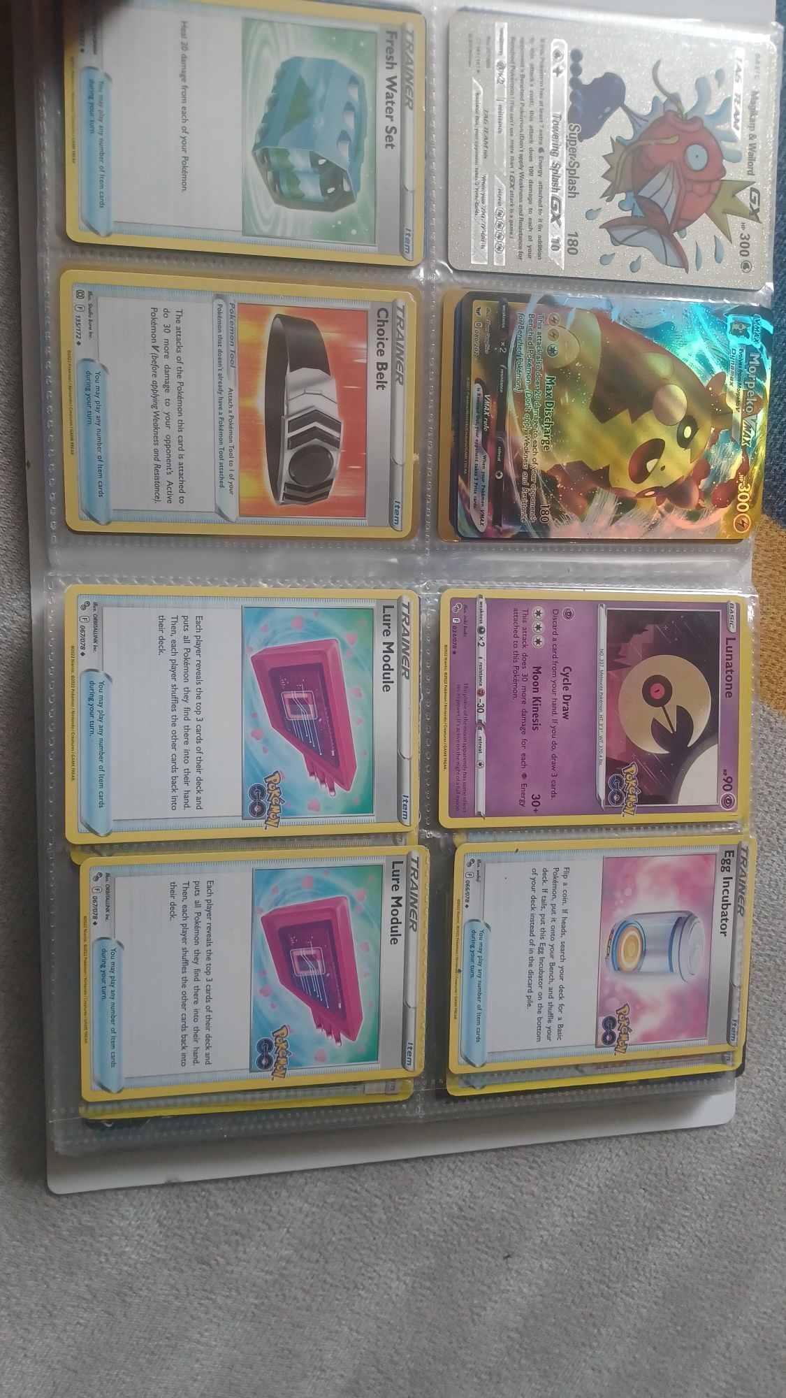 Album I karty Pokemon  ok 100 szt dużo złotych i srebrnych