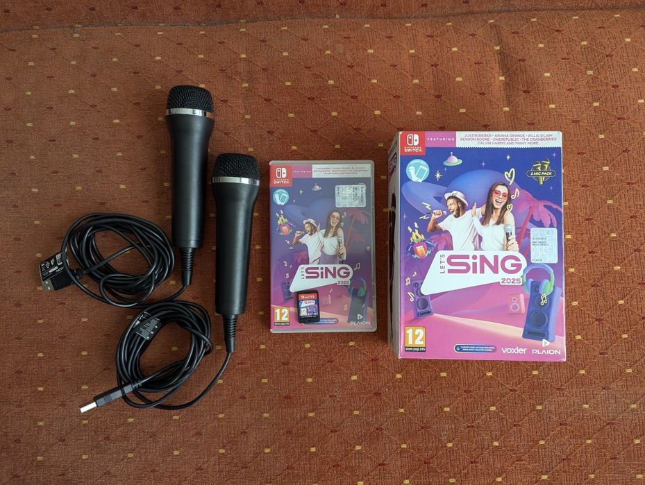 Let's sing 2025 Nintendo Switch + 2 mikrofony