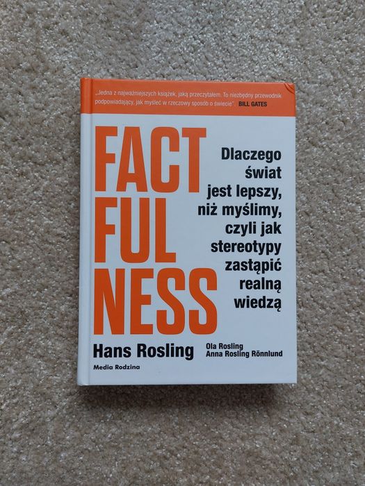 Książka Factfulness Hans Rosling