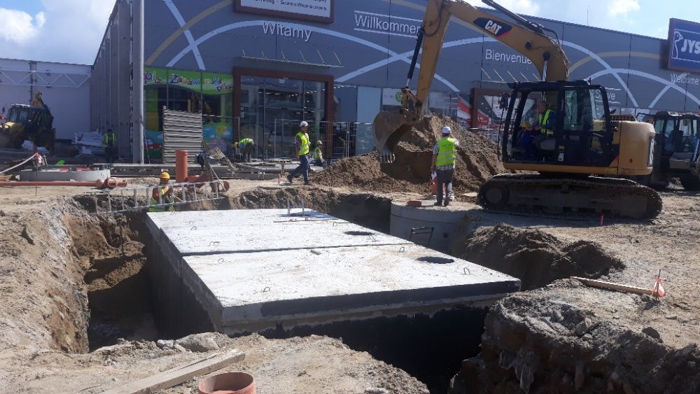 Szamba betonowe zbiorniki na szambo 4-12m z WYKOPEM kompleksowo tanio