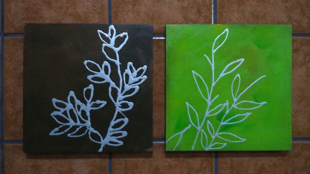 Telas Decorativas pintadas à mão