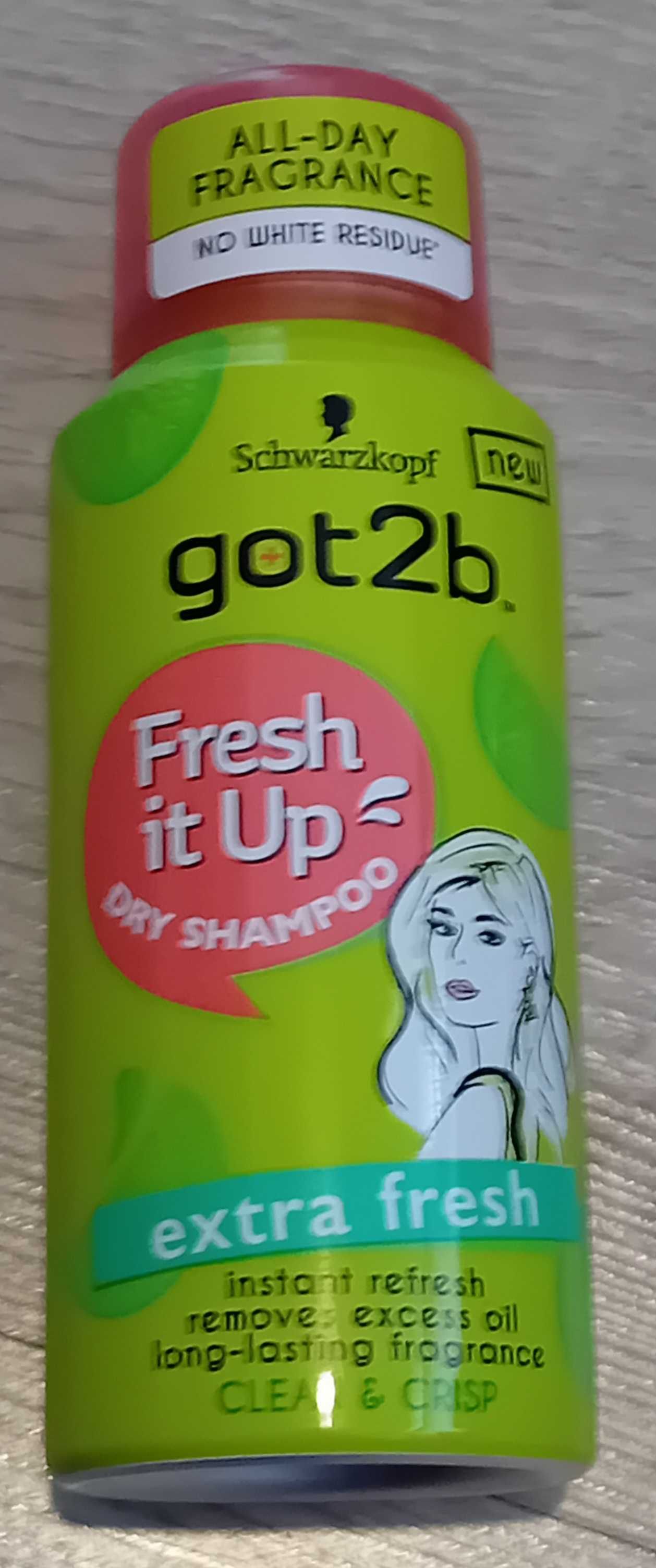 Schwarzkopf Got2b: suchy szampon Fresh it Up extra fresh (100ml)
