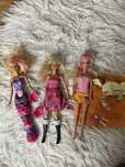 3 lalki Barbie zestaw