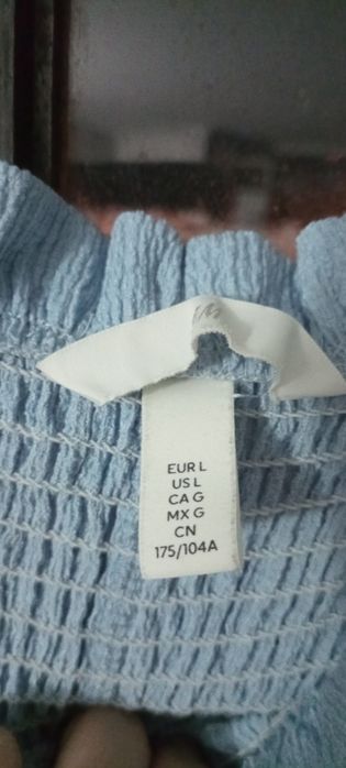 Vestido azul claro