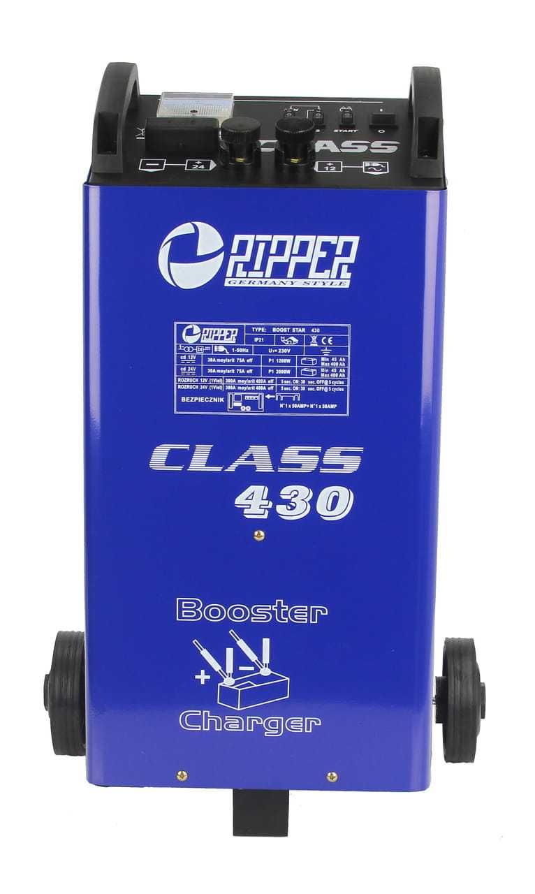 RIPPER Prostownik Z Rozruchem 300/400a Class 430 12/24v M82512R