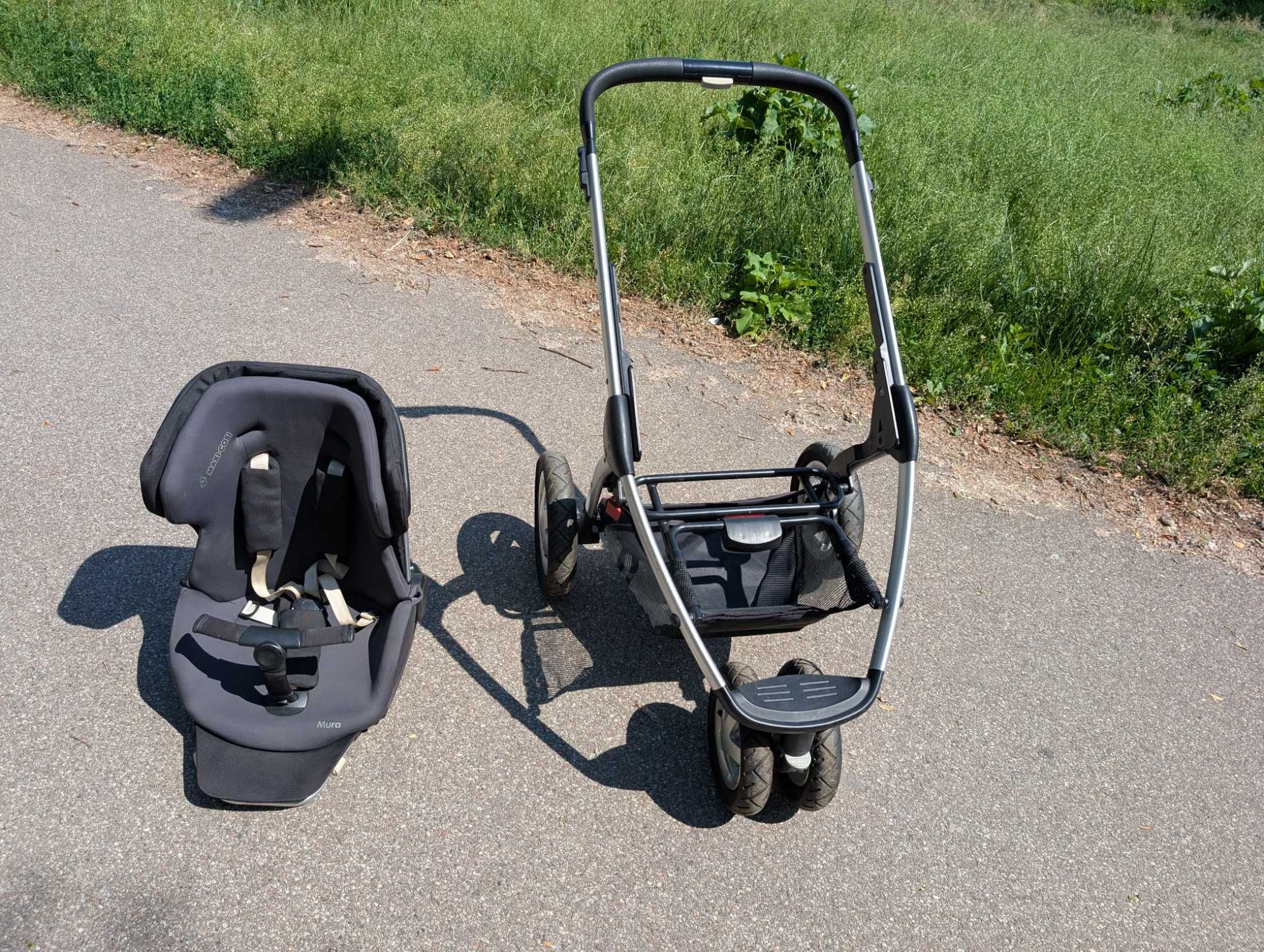 Wózek dziecięcy Maxi Cosi Mura 3, gondola i spacerówka,
