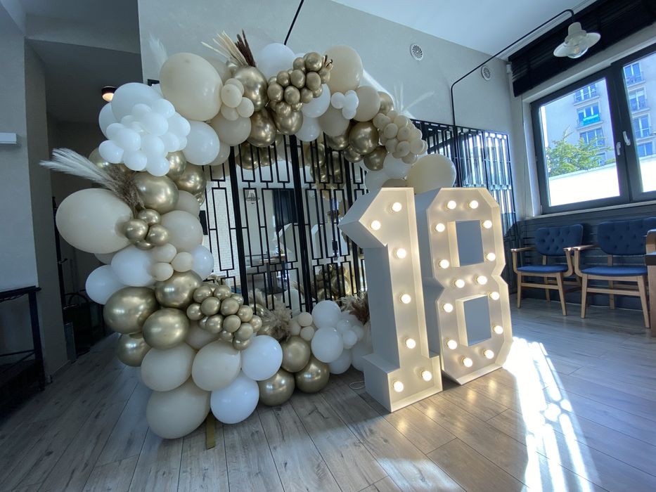 Cyfry 2026 Sylwester/Studniówki Wolne. Cyfry 18,20,30,40,50,60 wynajem