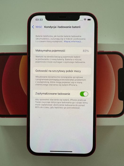 iPhone 12,128gb czerwony