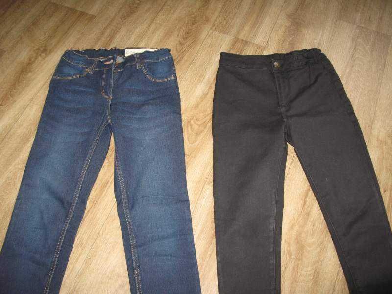 Spodnie dziewczęce jeansowe 2 pary (rozm.146)