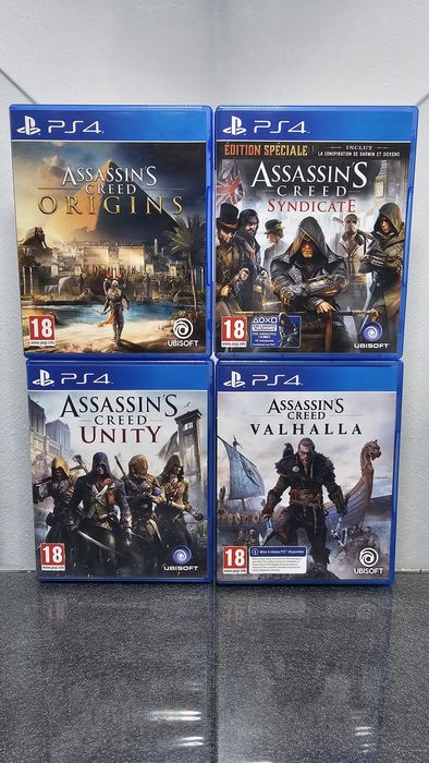 Pack 4X Assassin's Creed Unity Syndicate Valhalla Origins PS4