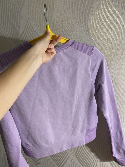 спортивний лавандовий топ tally weijl