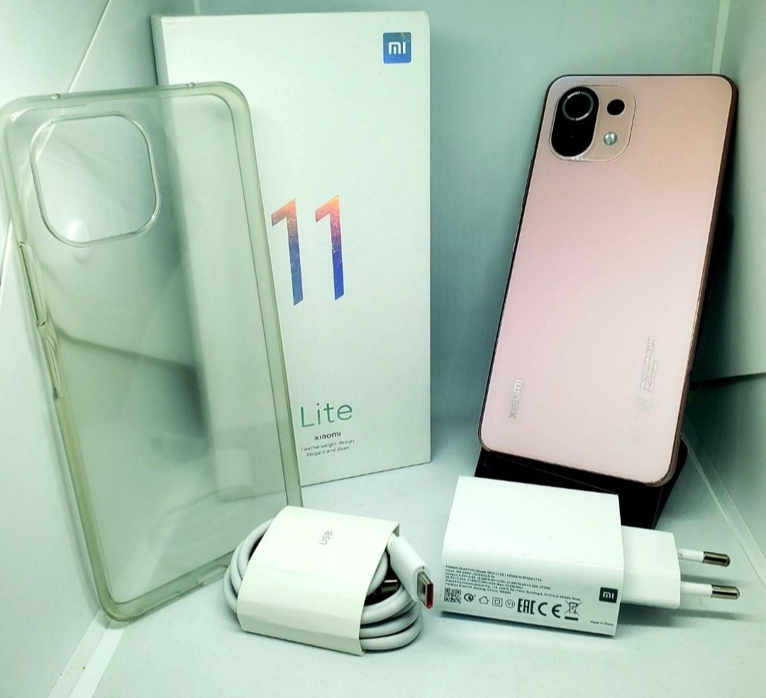 Смартфон Xiaomi Mi 11 Lite 5G NE 8/128 Gb Pink телефон в розовом цвете