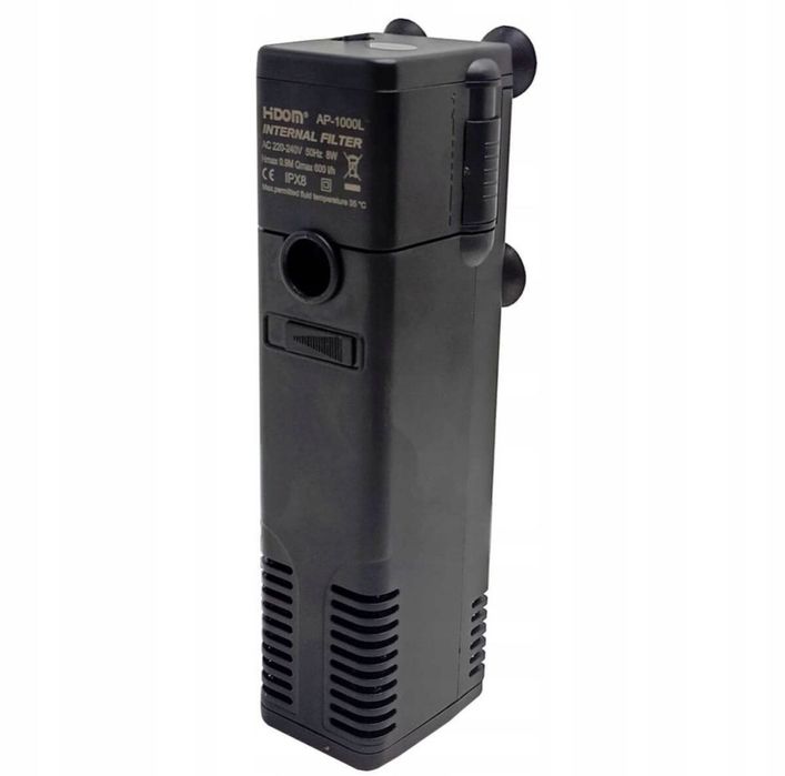 Nowy  Filtr wewnętrzny 600l/h do akwarium 40-120l