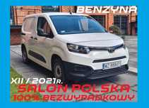 Toyota ProAce CITY Kangoo Express PARTNER Berlingo  BENZYNA 30/12/2021 Salon Polska 100%Bezwypadkowy NISKI przebieg VAT23%