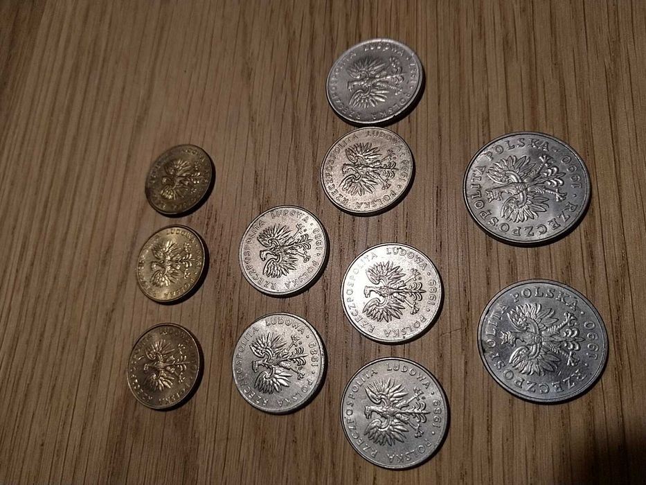 Zestaw monet PRL 34 sztuki