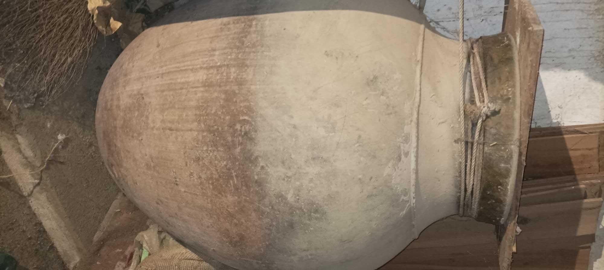Talhas de barro para produção de bom vinho