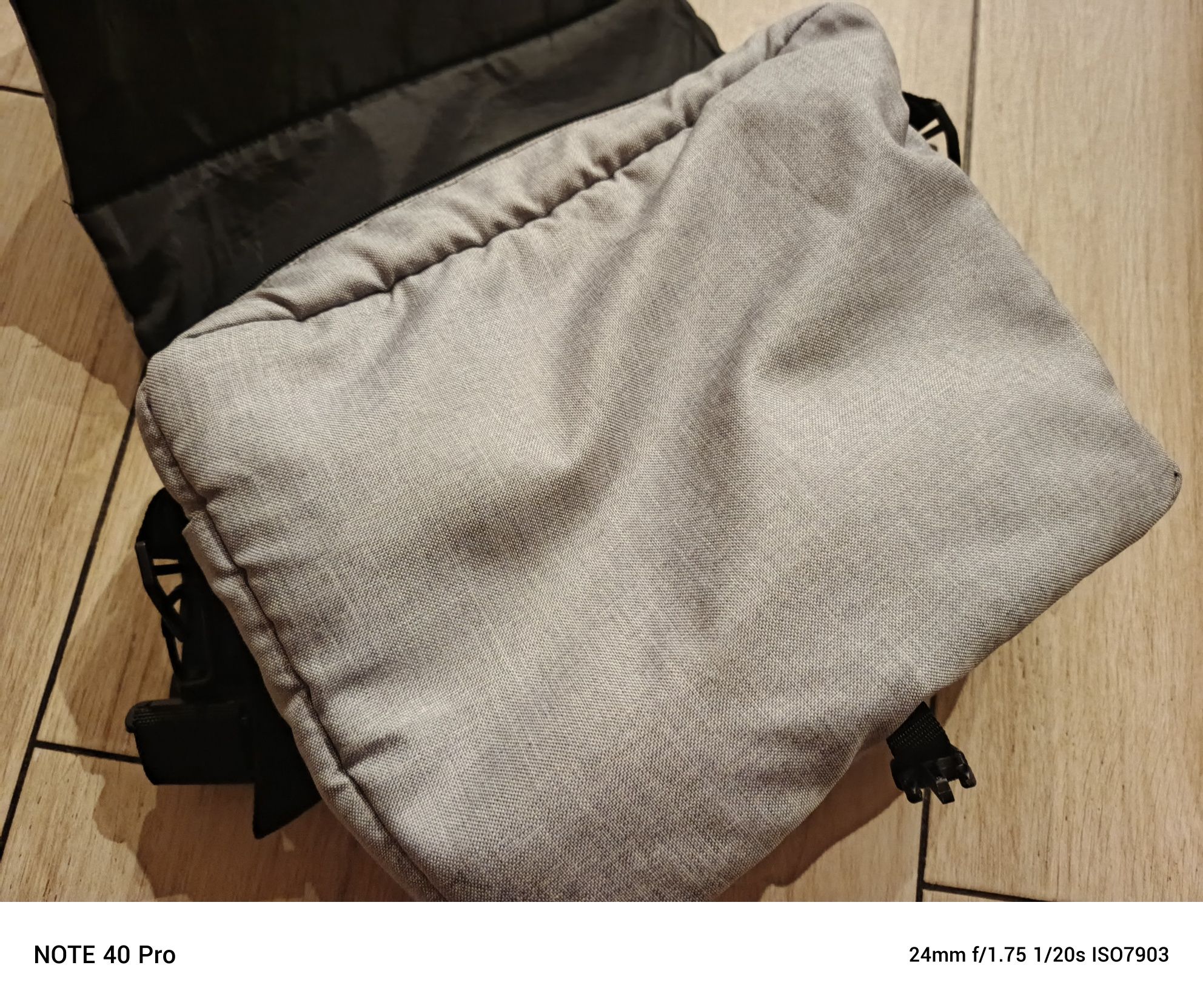 Torba do wózka Easy Go szara. Stan jak nowy