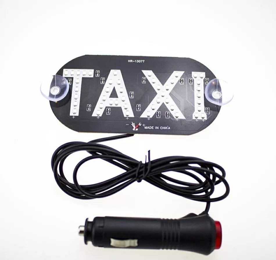 Светодиодная табличка такси TAXI LED