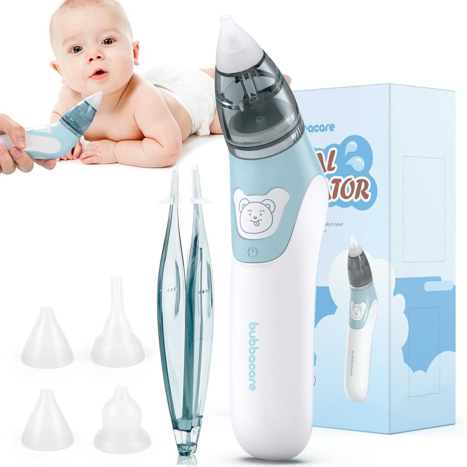 Aspirator urządzenie do czyszczenia nosa, uszu dla niemowląt,