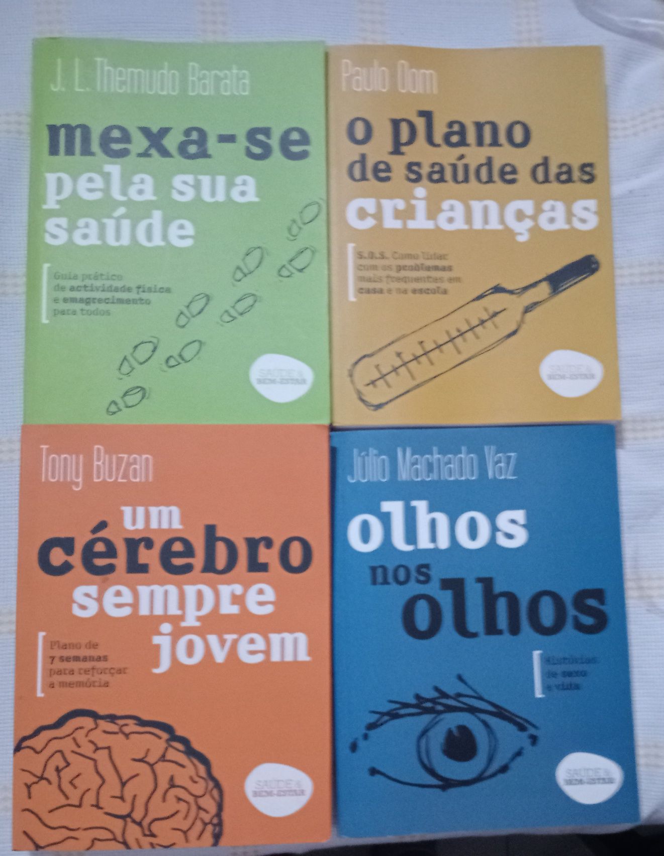 Coleção de livros Saúde e Bem -Estar