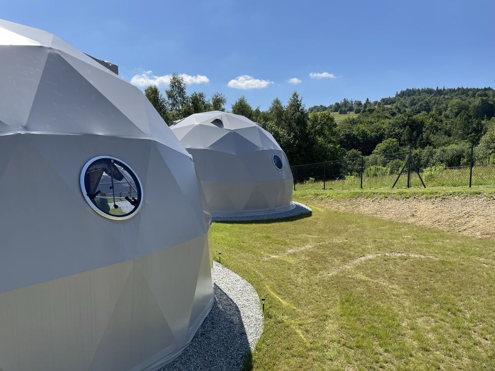 Namiot kopułowy, 7 m, kanadyjska ZIMOWA wersja, glamping