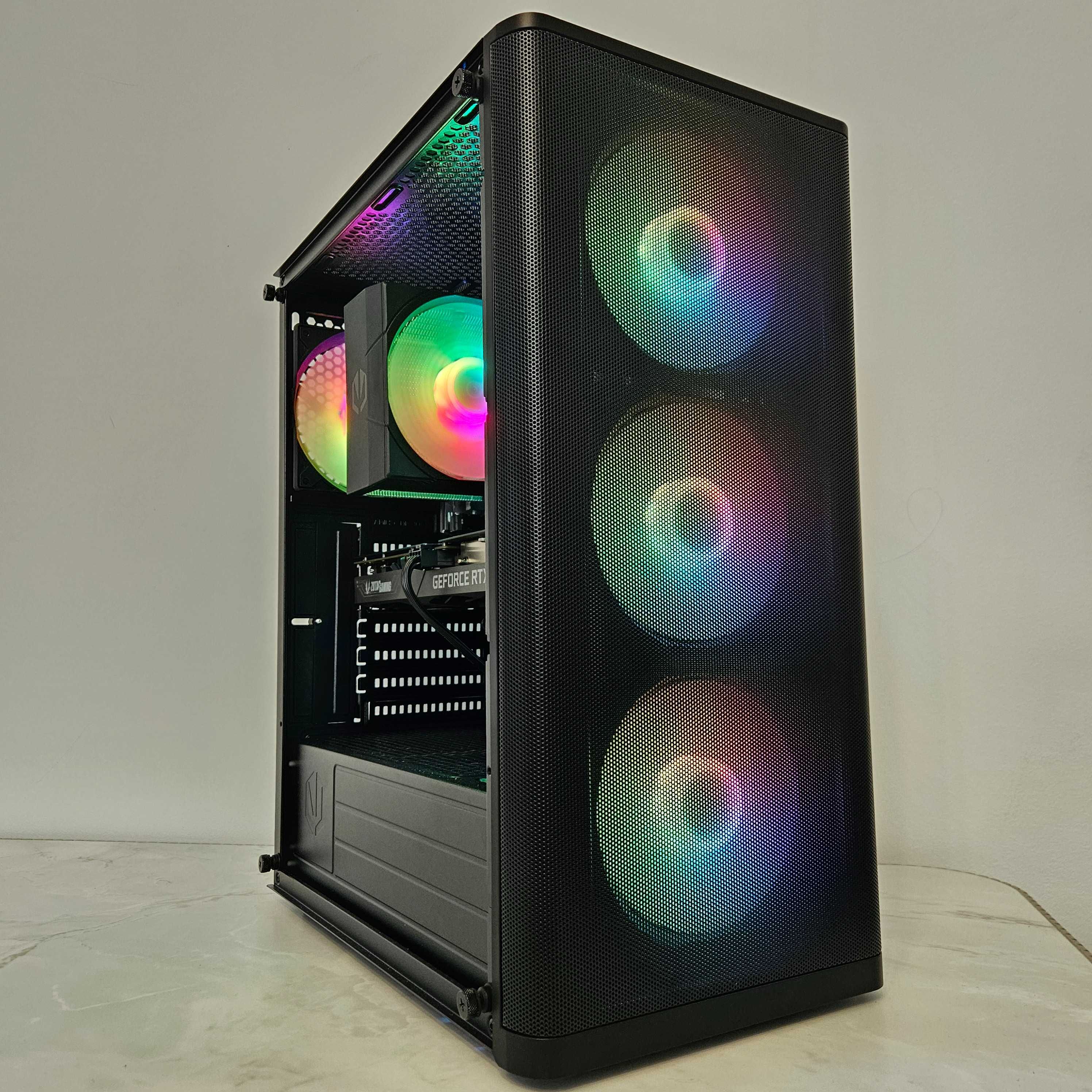 Komputer Do Gier Gamingowy RTX 3060 RYZEN 5600 32GB DDR4 1TB NVME