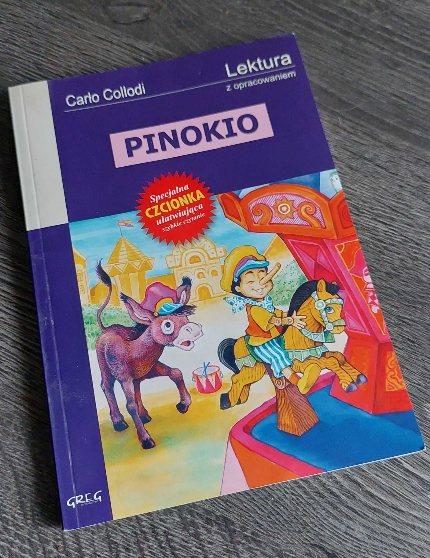Zestaw lektur szkolnych: Pinokio+ Akademia Pana Kleksa